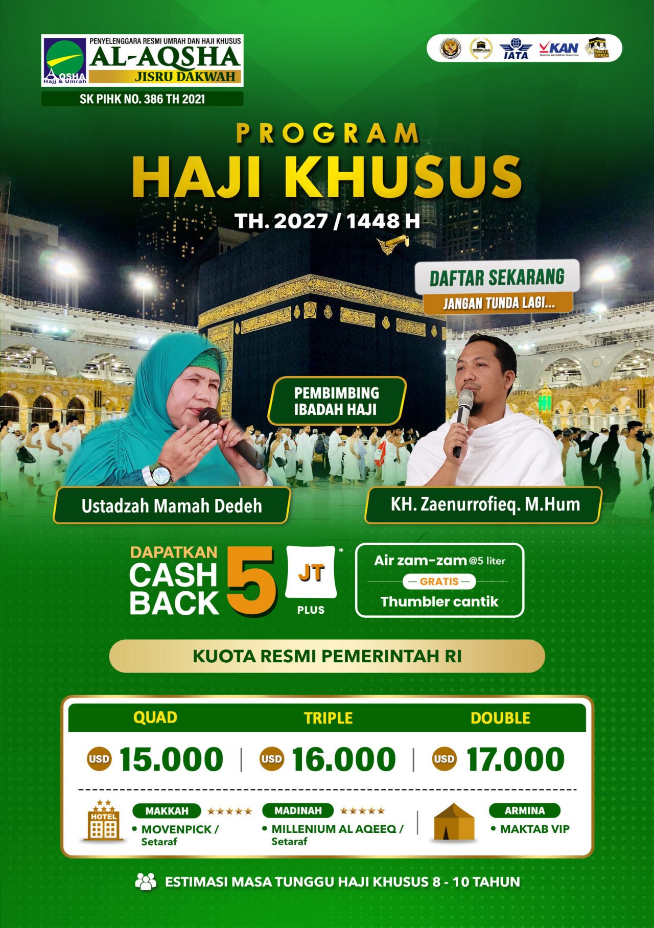 Flyer Haji Khusus VIP 2027