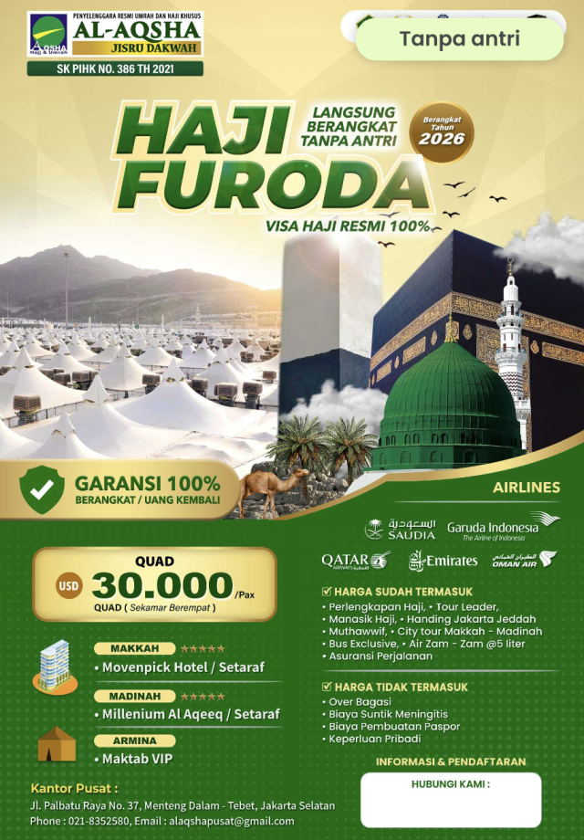 Haji Furoda VIP 2026