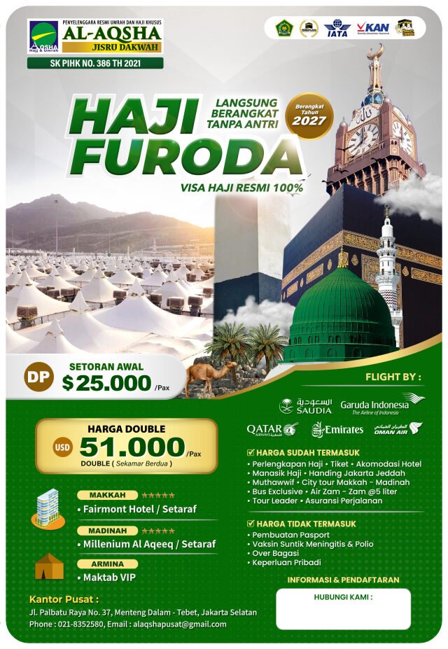 Paket Haji Furoda VIP 2027